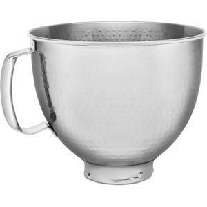 STAINLESS STEEL MIXING BOWL 4.8L - HAMMERED