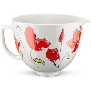 CERAMIC MIXING BOWL 4.7L - POPPY