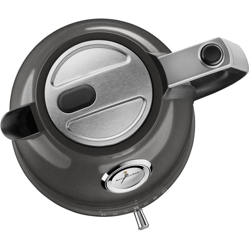 Kitchenaid Kettle 5KEK1522BMS Medallion Silver Perspective open