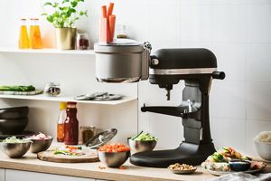 Kitchenaid SDA Accessory 5KSM2FPA Silver Lifestyle