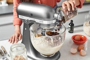 Kitchenaid Food processor 5KSM185PSBMS Medallion silver Lifestyle