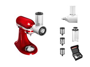 Kitchenaid SDA Accessory 5KSM2FPPC White Perspective Open