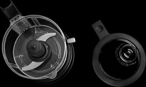 Kitchenaid Chopper 5KFC0516BBM Matte black Perspective Open